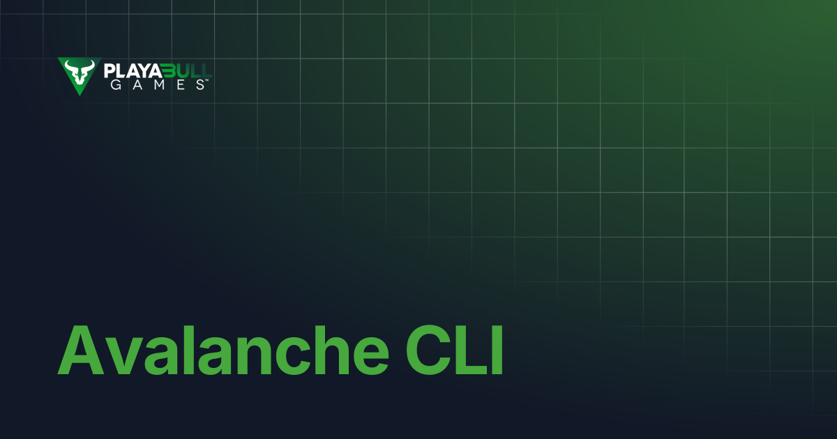 Avalanche CLI | PLAYA3ULL GAMES